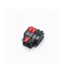 Клема з натискними затискачами 4на2-провідна LT-42, 1 - 2-pin, 250V, 32A, 0.2-4mm2, 14,5 - 25*30*11mm, сіра