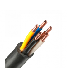 Кабель Одескабель ВВГ 5 * 6 (ож) -0,66 ціна за метр бухта 100 м. чорний