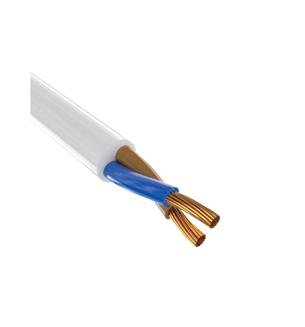 Кабель Одескабель H05VV-F 2*2,5 білий, ціна за метр