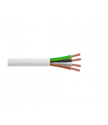 Кабель Одескабель H05VV-F 4G2,5 білий, ціна за метр