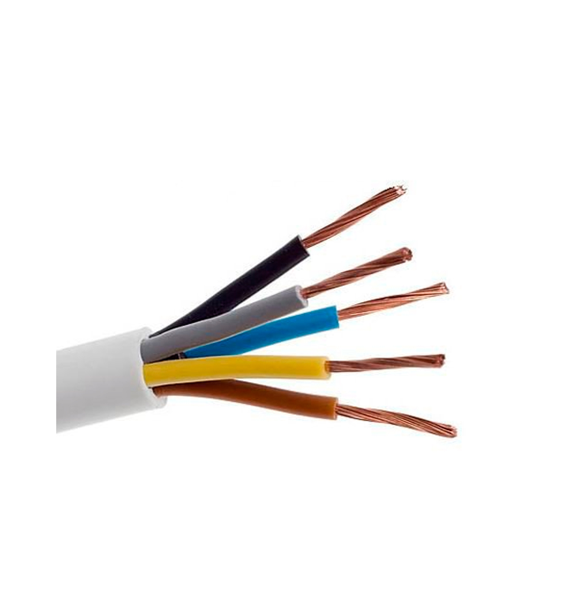 Кабель Одескабель H05VV-F 5G2,5 білий, ціна за метр