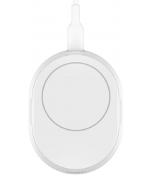 Belkin Зарядное устройство безпроводное 15Вт Stand Magnetic Qi2, белый