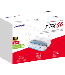 AVerMedia Устройство захвата видео GC515 X'TRA GO, 2160p60(pass-trought), 2160p30(record), белый
