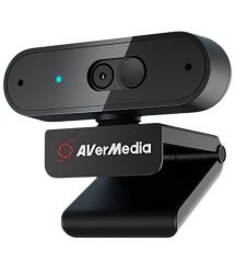 AVerMedia Вебкамера PW310P, FullHD, 30fps, auto focus, чёрний