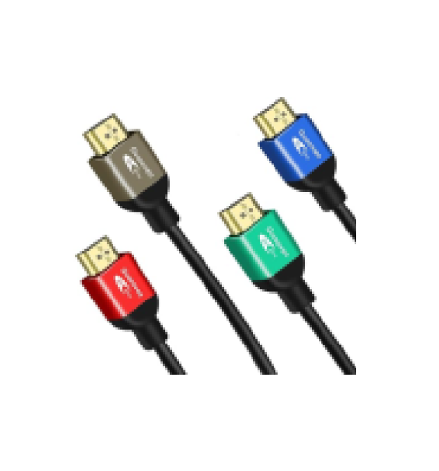 Кабель HDMI-HDMI 8K, 1.8m, Conductor :Bare Copper,Aluminum Alloy Shell Support,8k@60Hz,4K@144Hz,48Gb,OD:6.0mm, мультиколор, Blis