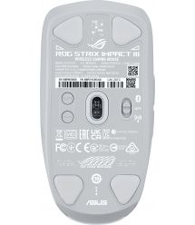 ASUS Мышь ROG Strix Impact III, RGB, WL/BT, белый