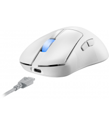 Ігрова миша ASUS ROG Keris II Wireless ACE White (90MP03N0-BMUA10)