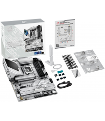 ASUS Материнcкая плата ROG STRIX Z890-A GAMING WIFI s1851 Z890 4xDDR5 M.2 DP HDMI Wi-Fi BT ATX белый