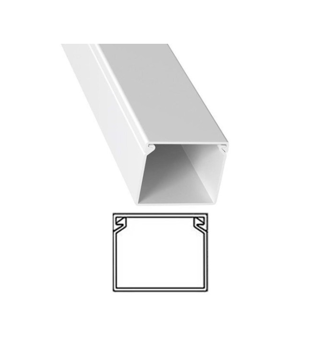 Кабельний канал із подвійним замком Merlion 16х16х2000мм (8шт упаковка) ціна за упаковку