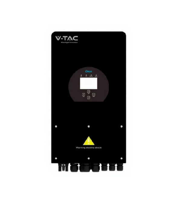 Гібридний інвертор (hybrid) BLACK Deye SUN-5K-SG03LP1-EU WI-FI, 5кВт, однофазный, (МРРТ 125-425 - 120А - DC48В )Parallel