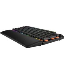 ASUS Клавиатура механическая ROG Strix Scope II, 96key, NX Snow, USB-A/WL/BT, EN, RGB, чёрный