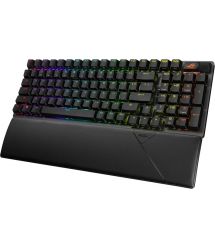 ASUS Клавиатура механическая ROG Strix Scope II, 96key, NX Snow, USB-A/WL/BT, EN, RGB, чёрный