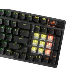 ASUS Клавиатура механическая ROG Strix Scope II, 96key, NX Snow, USB-A/WL/BT, EN, RGB, чёрный
