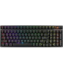 ASUS Клавиатура механическая ROG Strix Scope II, 96key, NX Snow, USB-A/WL/BT, EN, RGB, чёрный