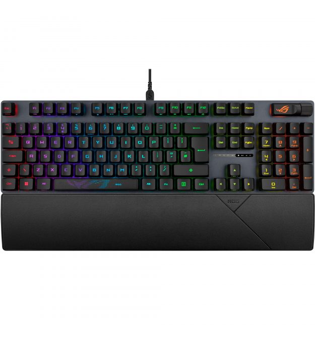 ASUS Клавиатура механическая ROG Strix Scope II, 105key, RX Red, USB-A, EN/UA, RGB, чёрный