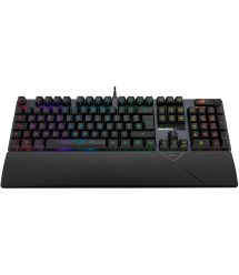 ASUS Клавиатура механическая ROG Strix Scope II, 105key, RX Red, USB-A, EN/UA, RGB, чёрный