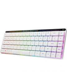 ASUS Клавиатура механическая ROG Falchion RX Low Profile, 68key, Red Switch, USB-A/WL/BT, EN/UK, RGB, белый