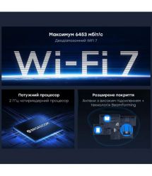 WiFi 7 Mesh-маршрутизатор 2.5G Cudy WR6500H дводіапазонний BE6500
