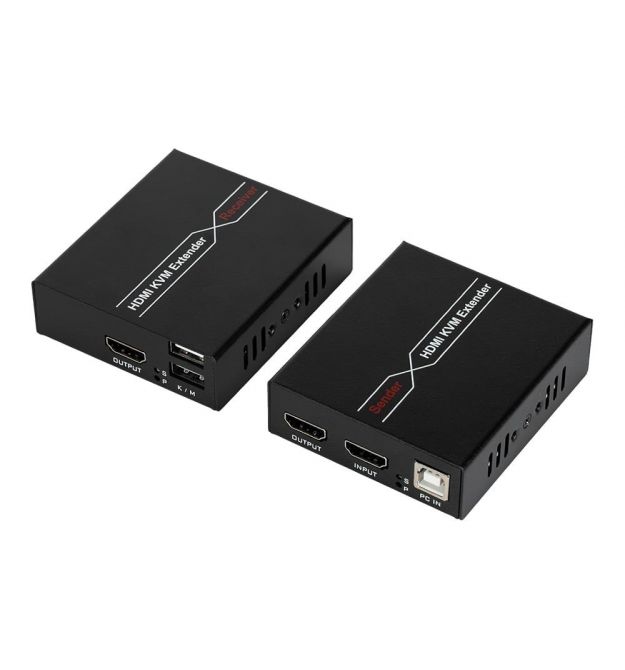 Подовжувач відеосигналу HDMI 60m E-LINK LNK-HDE-60KVM