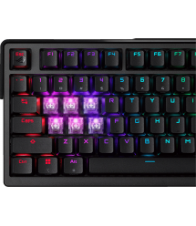 ASUS Клавиатура механическая ROG Azoth Extreme 81key, NX Snow, USB-A/WL/BT, EN, RGB, чёрный