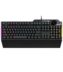 ASUS Клавиатура TUF Gaming K1 RGB 104key USB UA Black