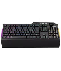 ASUS Клавиатура TUF Gaming K1 RGB 104key USB UA Black