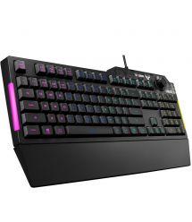 ASUS Клавиатура TUF Gaming K1 RGB 104key USB UA Black