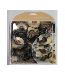 Форми для печива з нержавіючої сталі (різнорозмірні) 20 предметів - фігурок,Blister