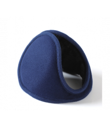 Зимові теплі амбушюри - навушники, плюш - оксамит, синій
