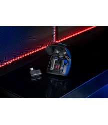 ASUS Гарнитура ROG Cetra True Wireless SpeedNova, ANC, BT/WL, RGB, чёрный