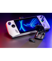 ASUS Гарнитура ROG Cetra True Wireless SpeedNova, ANC, BT/WL, RGB, чёрный