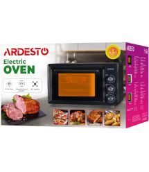 ARDESTO Электрическая мини-печь MEO-S40FGG - 1300Вт/40 л./конвекция/таймер/двойное стекло/серая