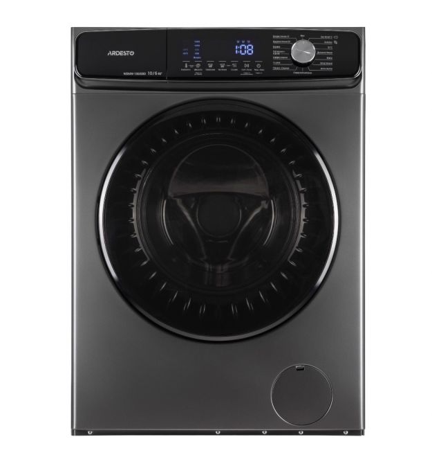 ARDESTO Стирально-сушильная машина фронтальная, 10(6)кг, 1400, А+++, 60см, дисплей, пар, инвертор, серебристый
