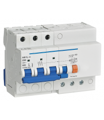 Диференціальний автомат TOB1L-63H-3P-N-63A (RCBO 3P+N С-63А, IΔn - 30 мА)