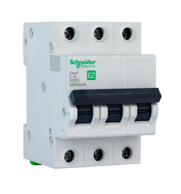 Автоматичний вимикач Schneider Electric Easy9 3P C-16A (EZ9F34316)