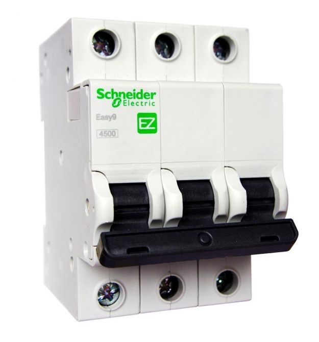 Автоматичний вимикач Schneider Electric Easy9 3P C-63A (EZ9F34363)
