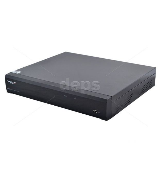 Відеореєстратор Tyto NQ-32-D4 NVR (AI) [32 кан-запис: до 8МП, вх.потік: 320Мб-c, 4xHDD до 8ТБ, 2 x LAN, HDMI 4K]