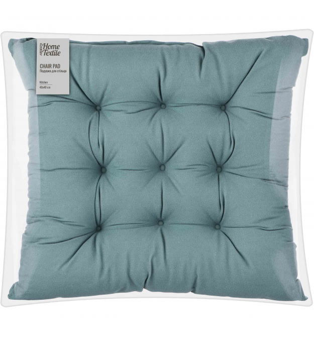 ARDESTO Подушка для стула Soft 40х40см, 100% полиэстер, зеленый