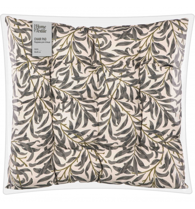 ARDESTO Подушка для стула Leaves 40х40см, 90% полиэстер, 10% хлопок
