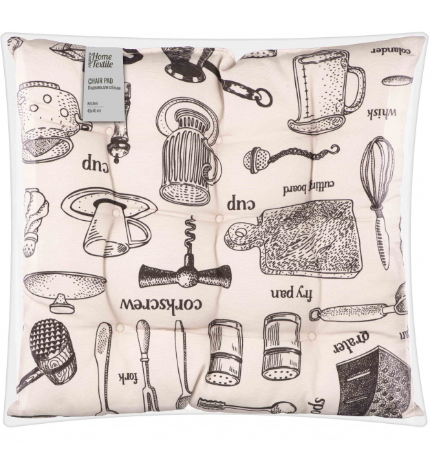 ARDESTO Подушка для стула Kitchen 40х40см, 90% полиэстер, 10% хлопок