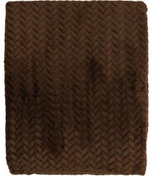 ARDESTO Плед Jacquard Braid 200х220см, 100% полиэстер, коричневый