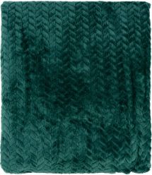 ARDESTO Плед Jacquard Braid 160х200см, 100% полиэстер, изумрудный