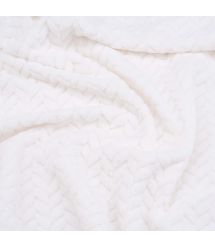 ARDESTO Плед Jacquard Braid 160х200см, 100% полиэстер, айвори