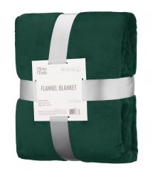 ARDESTO Плед Flannel 200х220см, 100% полиэстер, изумрудный
