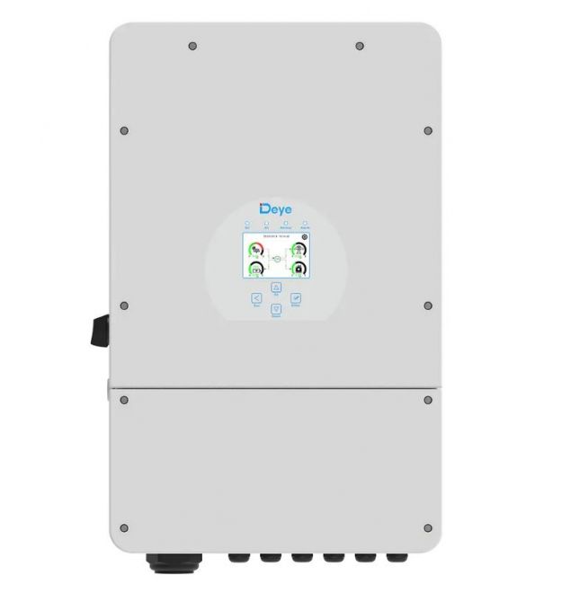 Гібридний інвертор Deye SUN-10K-SG02LP1-EU-AM3-P (LV | 10 кВт 1ф | 3 MPPT)