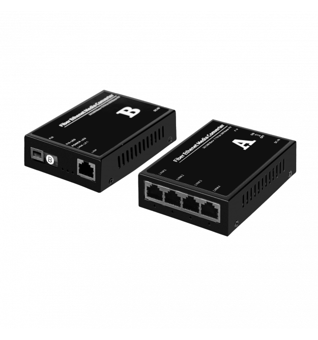 Медиаконвертер пара GV-1004G- F/X- 20KM A (1000Мб/с) + GV-1001F- F/X- 20KM B (1000Мб/с)