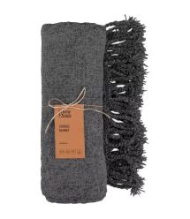 ARDESTO Плед Chenille 140х190см, 100% полиэстер, серый темный