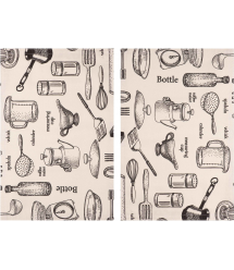 ARDESTO Набор салфеток сервировочных Kitchen, 30х45см, 2шт, 90% полиэстер, 10% хлопок