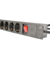 Блок мережевих розеток PDU19-8E-LS