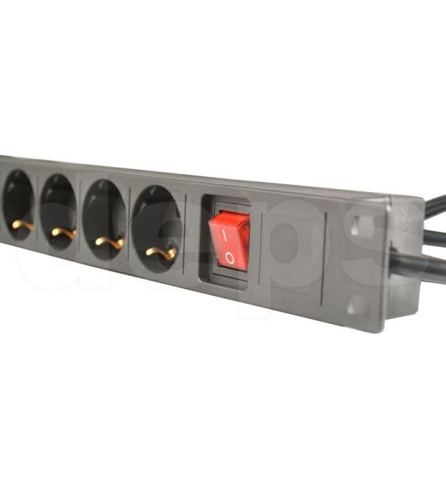 Блок мережевих розеток PDU19-8E-LS